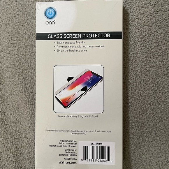 Apple iPhone X glass screen protector - Picture 2 of 2